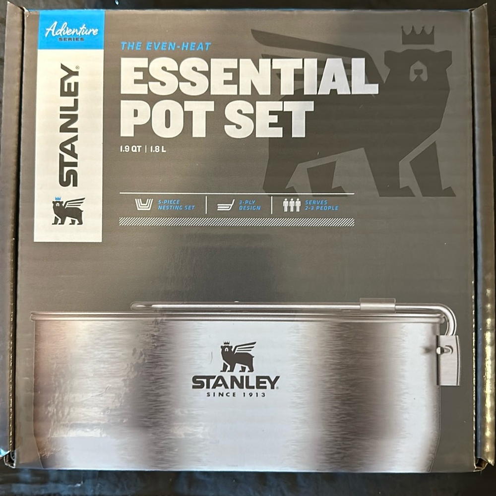 Stanley Adventure Essential Pot Set 1.9 qt NIB